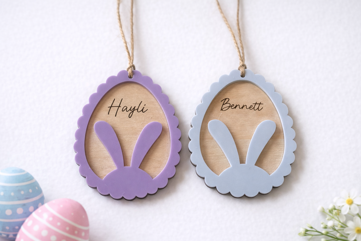 Easter Bunny Basket Tag