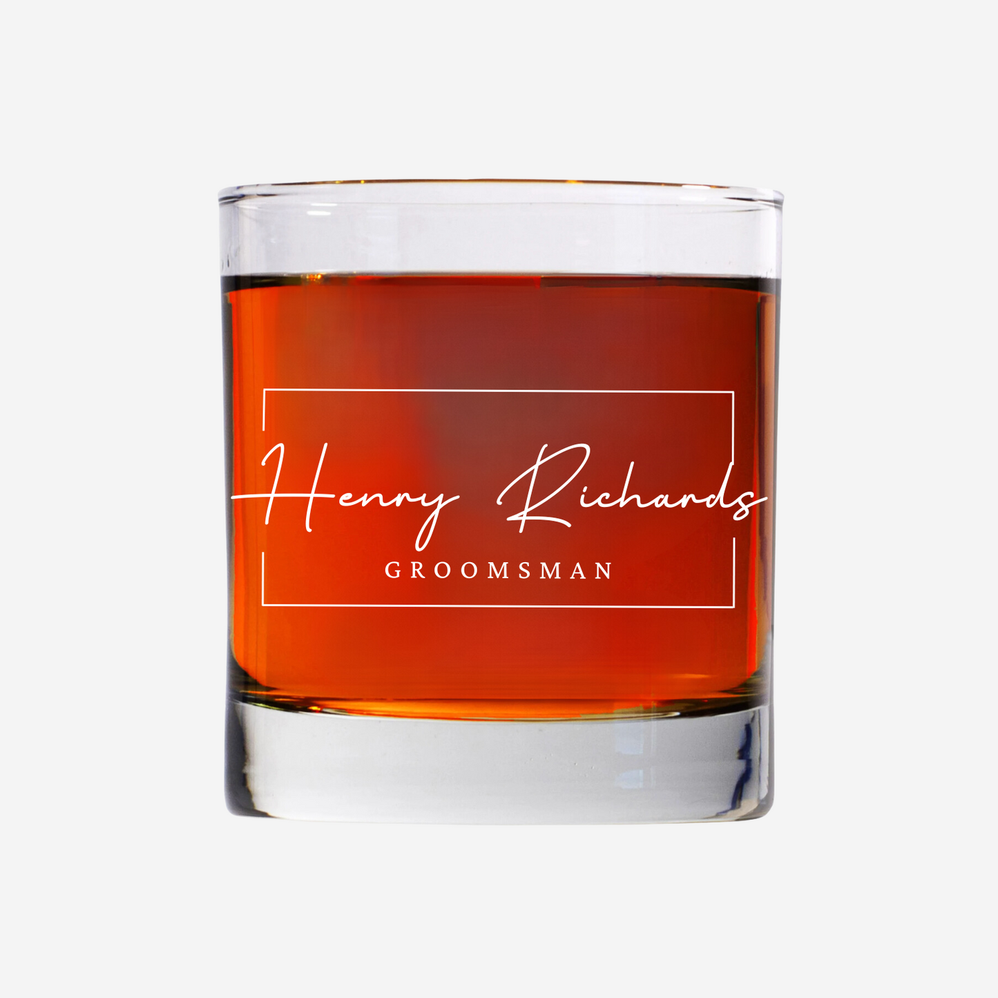 Personalized Whiskey Glass