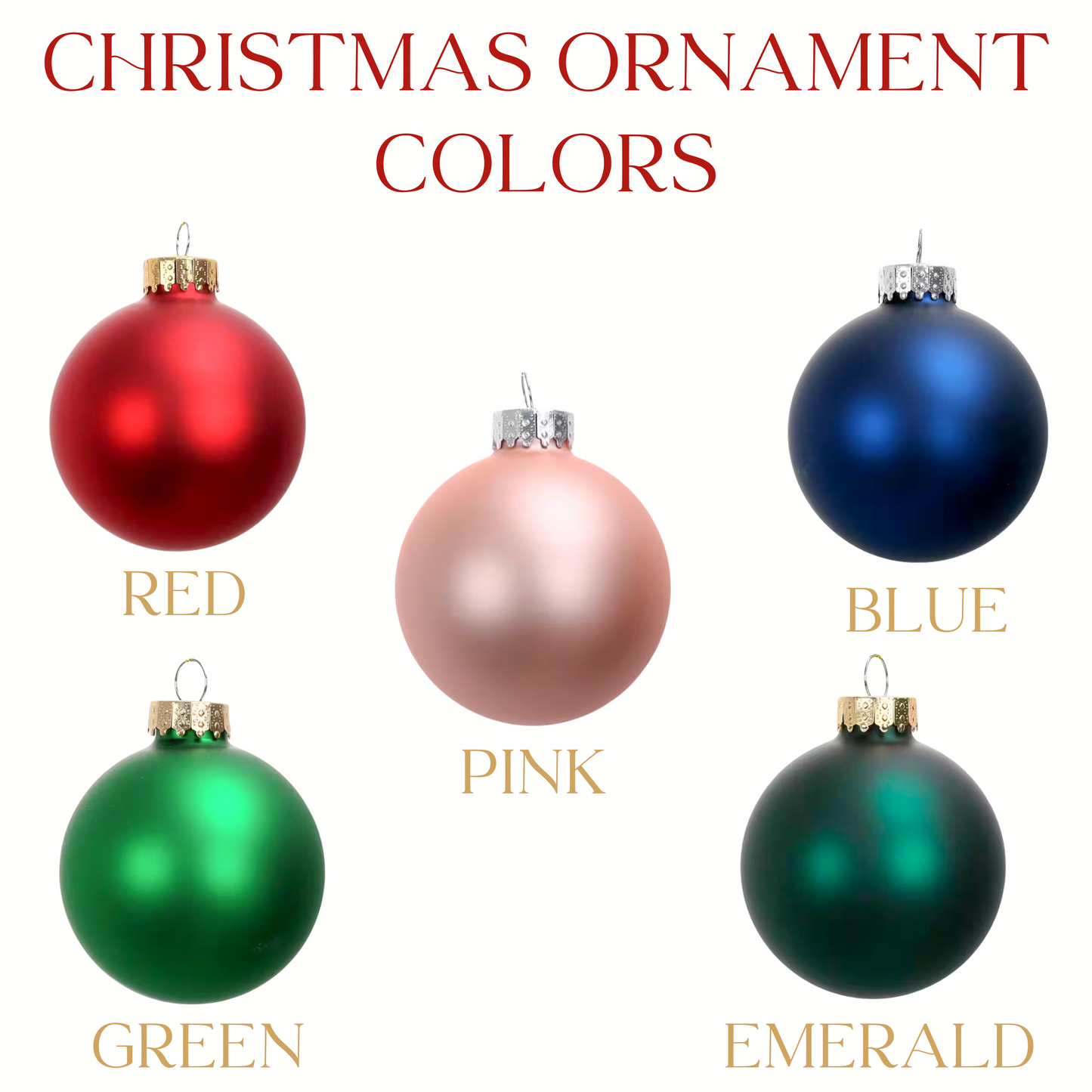 Personalized Glass Christmas Ball Ornament