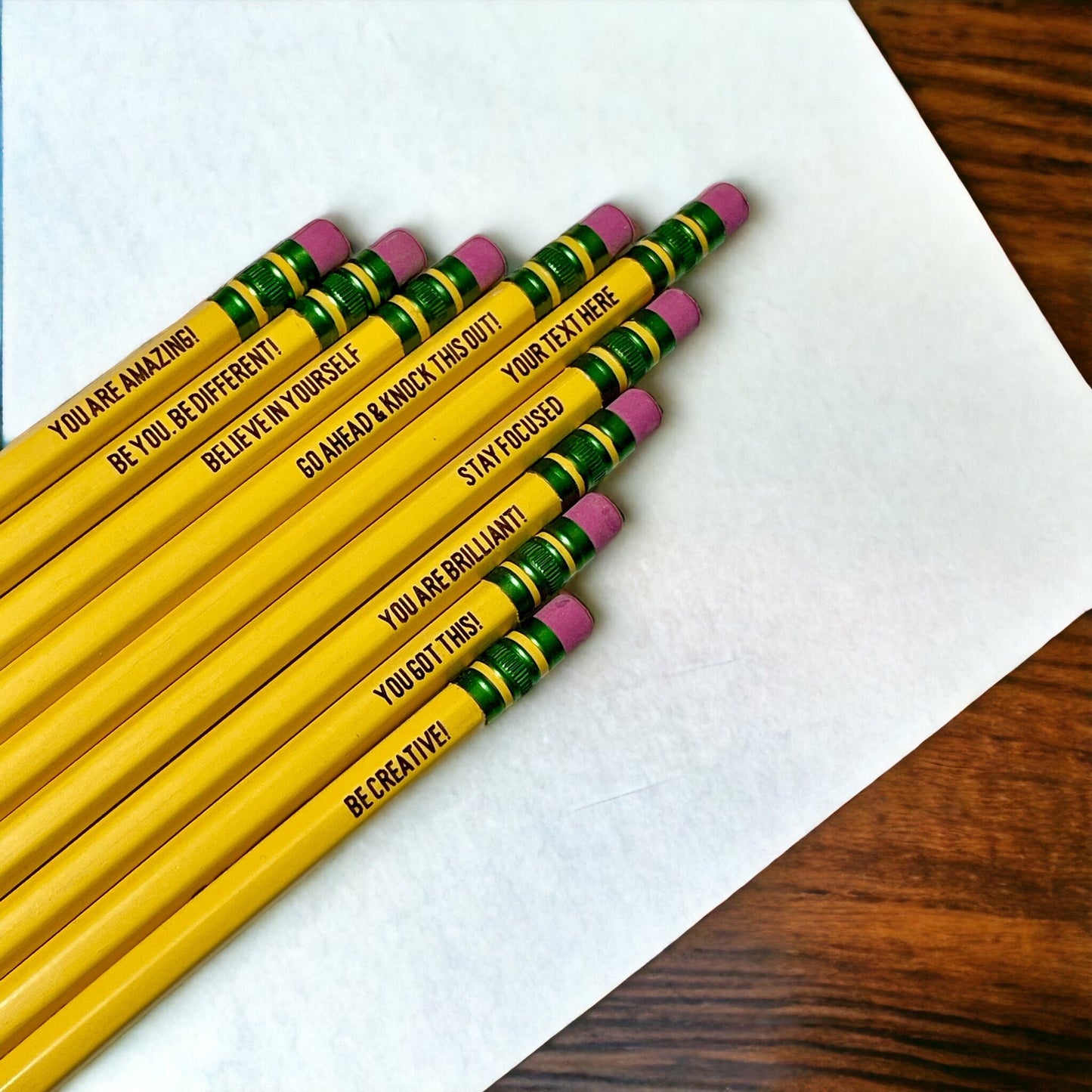 Custom Engraved Pencils, Back to School, Personalized Pencil Set, Student Name, #2 Pencil, School Supplies