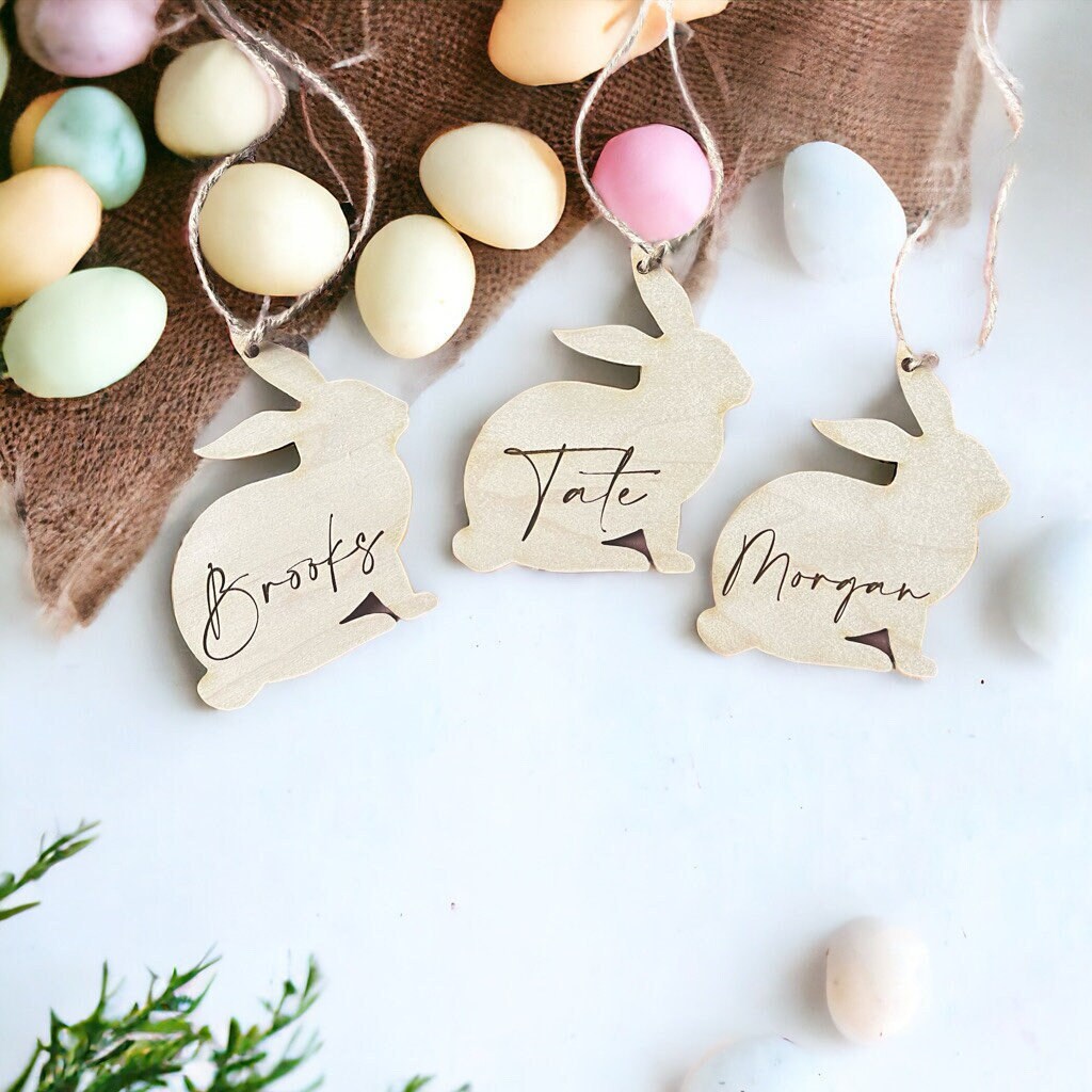 Easter Basket Name Tag, Easter Class Gifts, Easter Bunny Tag, Easter Name Tags, Easter Gifts for Kids, Easter Tags, Easter Basket Stuffers