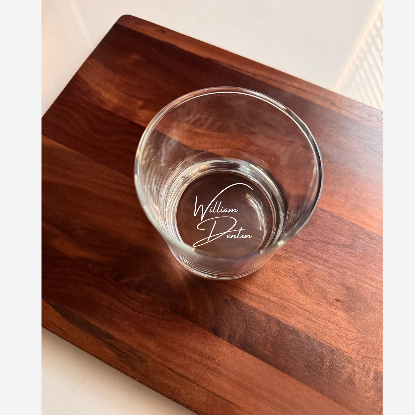 Personalized Whiskey Glass