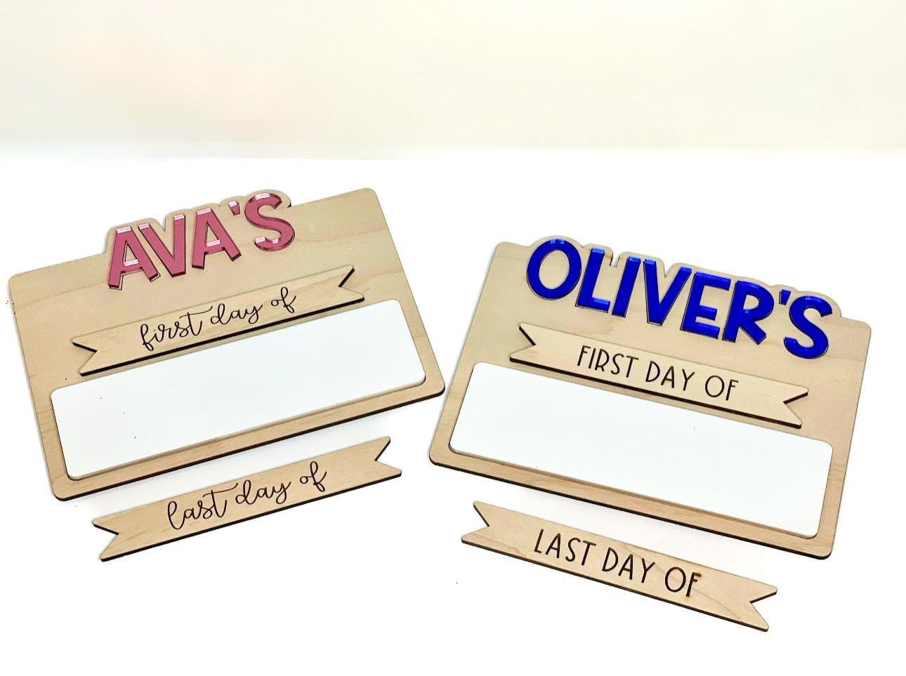 First Day of School Sign, Personalized Back to School Sign, Interchangeable, Reusable School Sign, PreK, Kindergarten, Preschool, Photo Prop