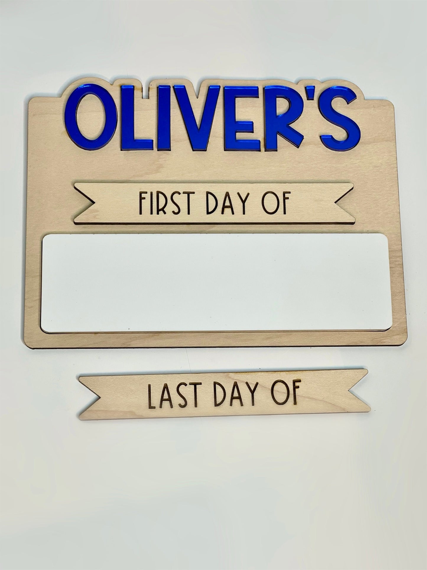 First Day of School Sign, Personalized Back to School Sign, Interchangeable, Reusable School Sign, PreK, Kindergarten, Preschool, Photo Prop