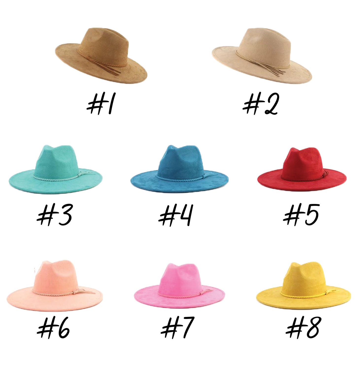 Floral Burned Hat - Wide Brim