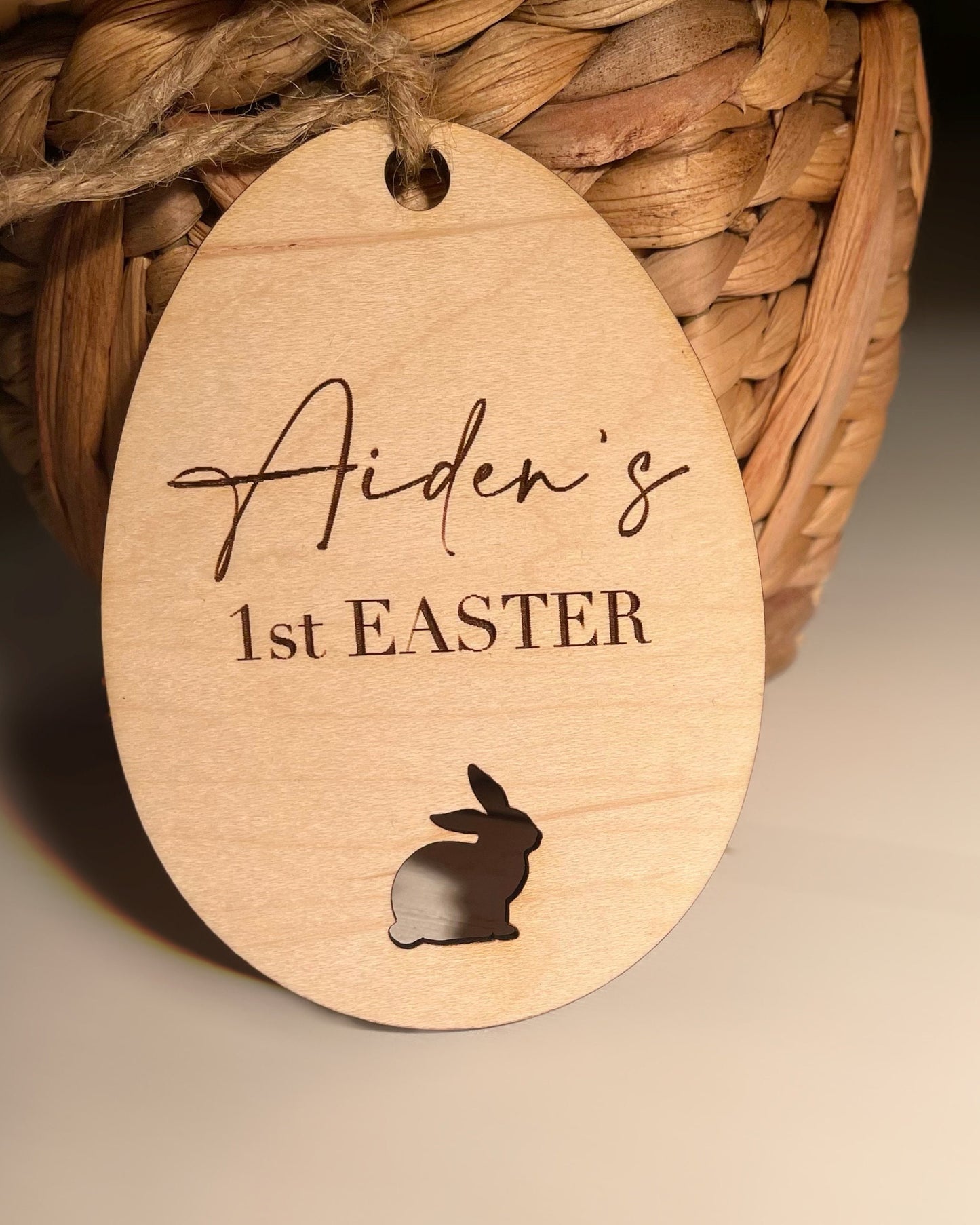 Easter Basket Tag, Easter Tags, Easter decor, Easter Decorations, Boho Decor, Easter Ornament, First Easter, Easter Gifts, Easter Name Tags
