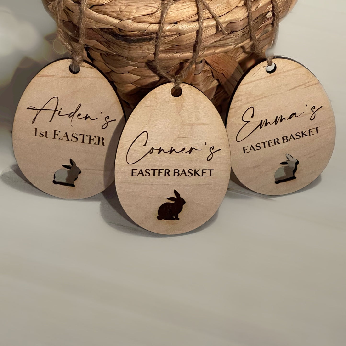 Easter Basket Tag, Easter Tags, Easter decor, Easter Decorations, Boho Decor, Easter Ornament, First Easter, Easter Gifts, Easter Name Tags
