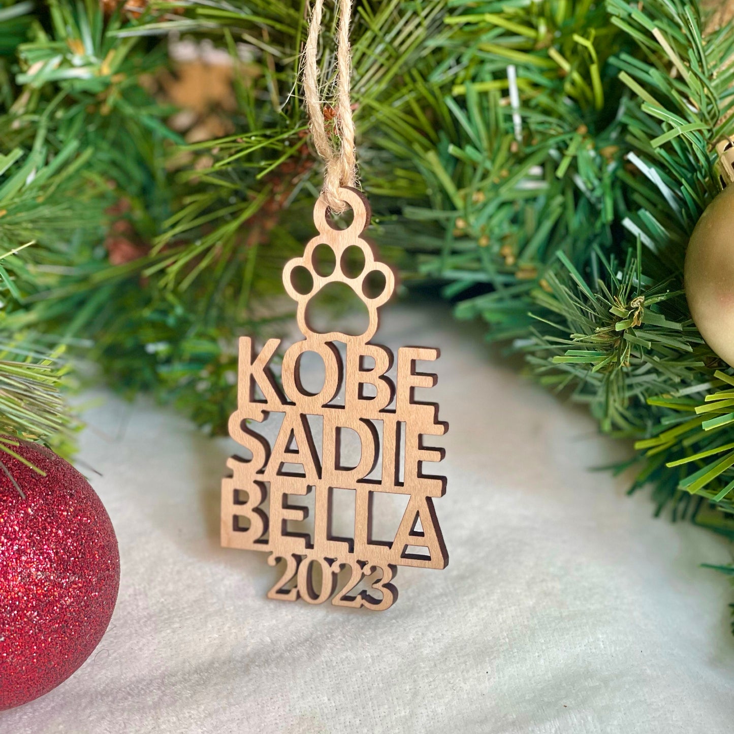 Family Christmas Ornament - Christmas Tree Ornament