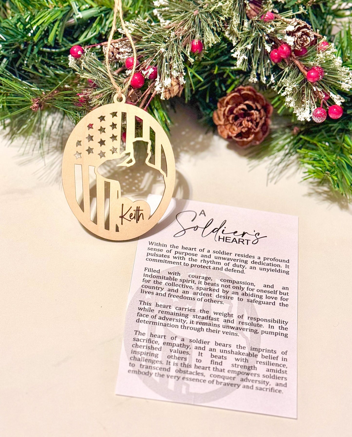 Military Christmas Ornament