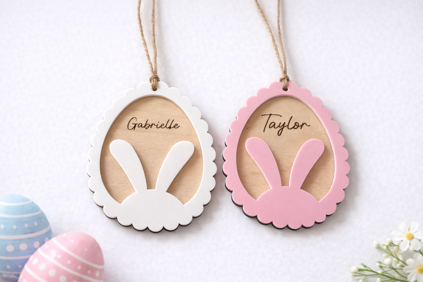 Easter Bunny Basket Tag