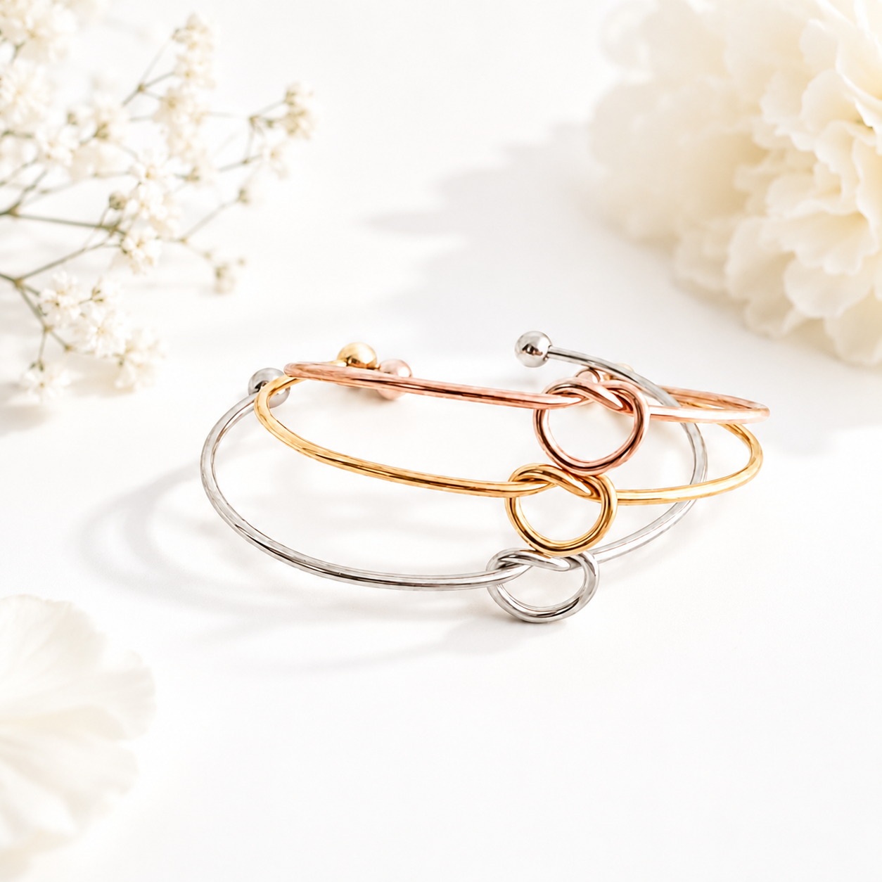 Knot Bangle Bracelet