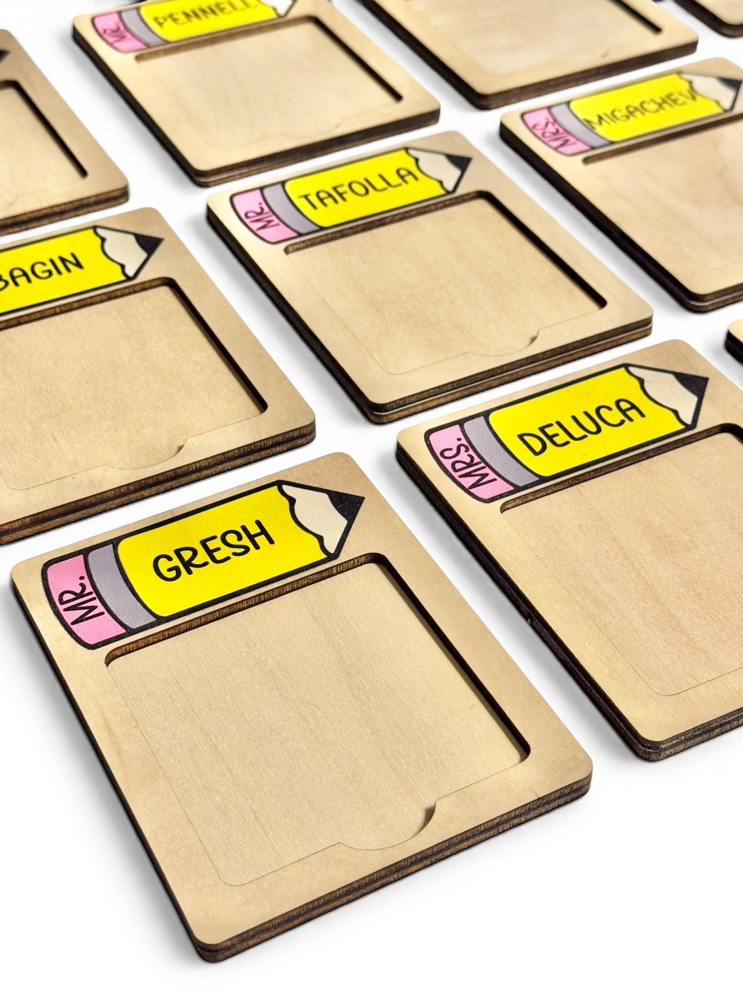 Personalized Teacher Sticky Note Holder Gift | Thank You Teacher Appreciation Gift