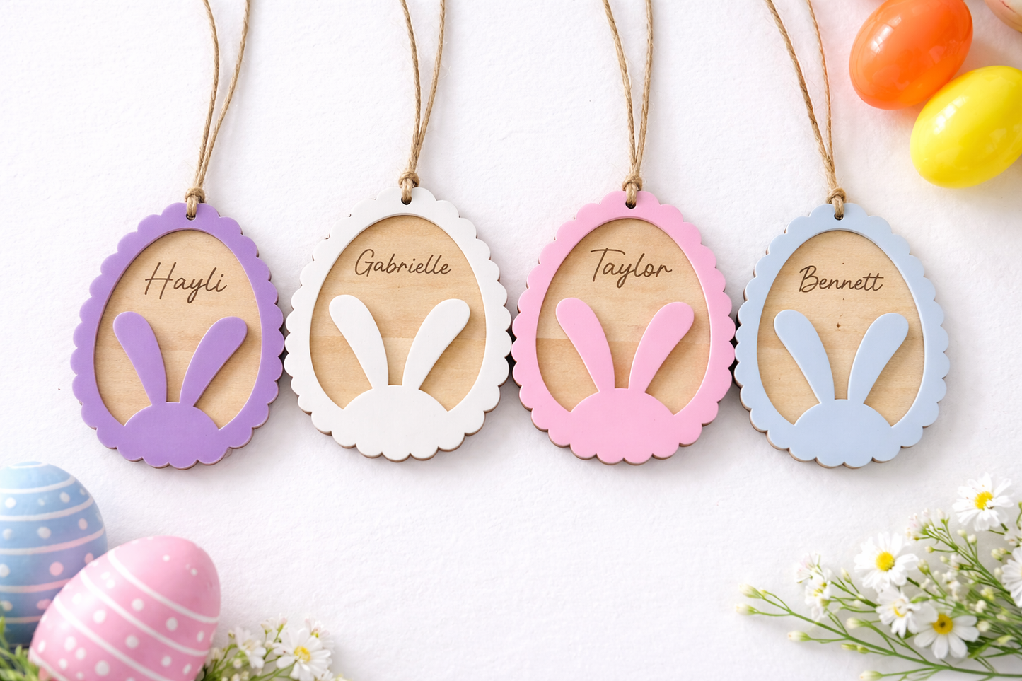 Easter Bunny Basket Tag