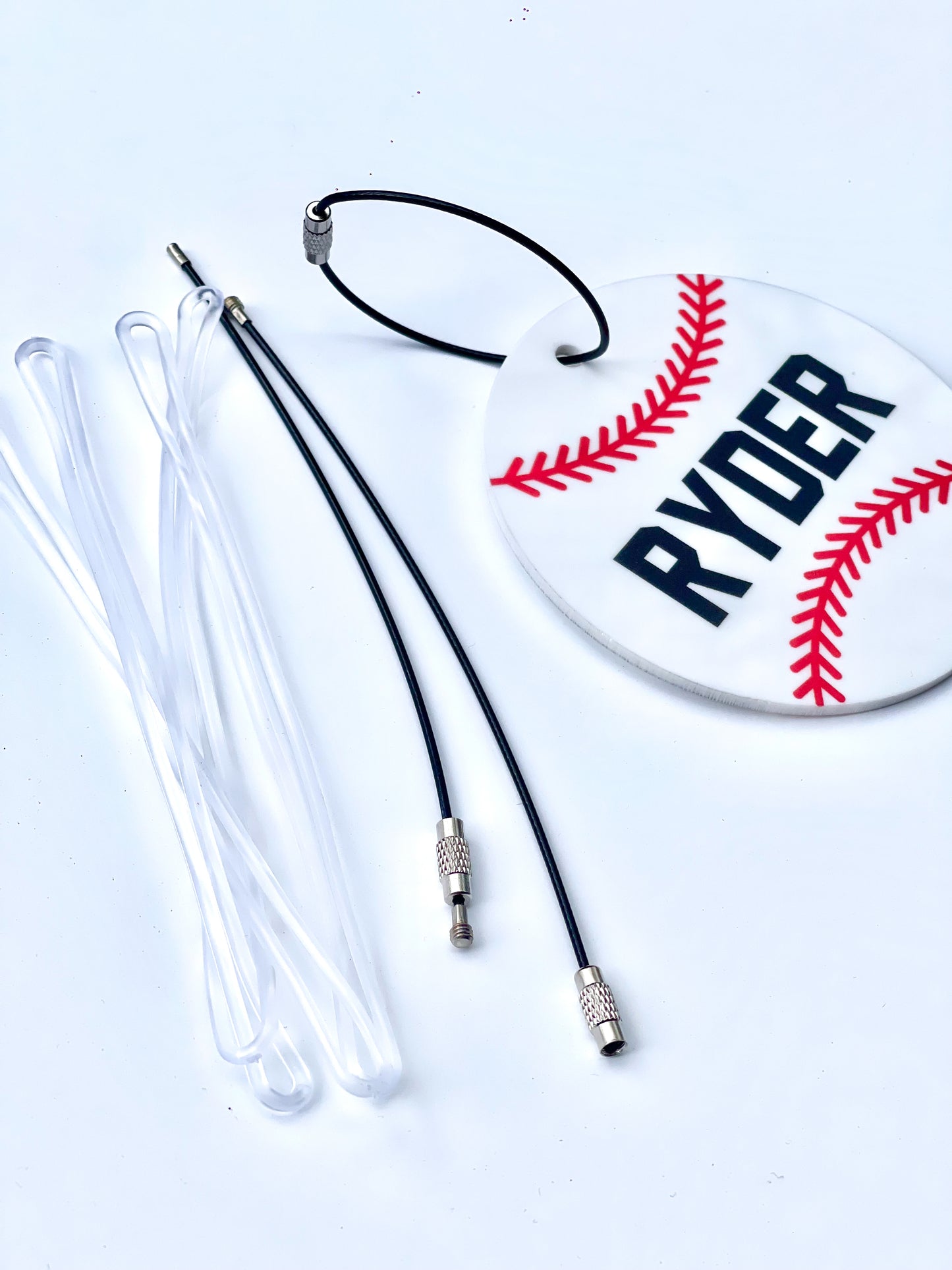 Personalized Baseball Bag Tag