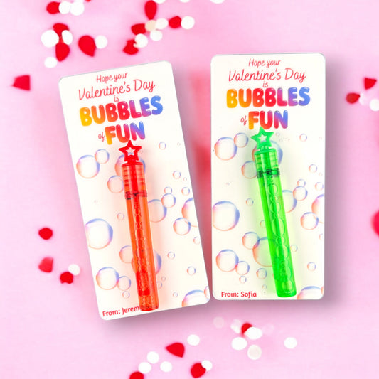 Bubble Classroom Valentines