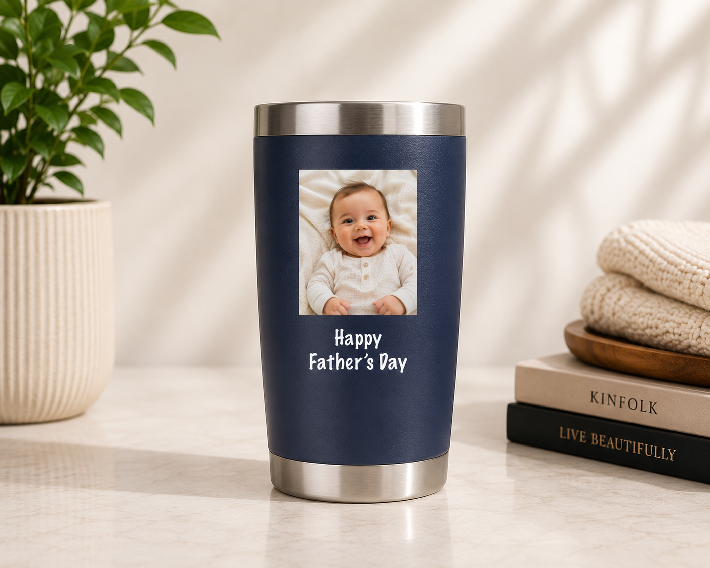 Personalized Photo Travel Mug