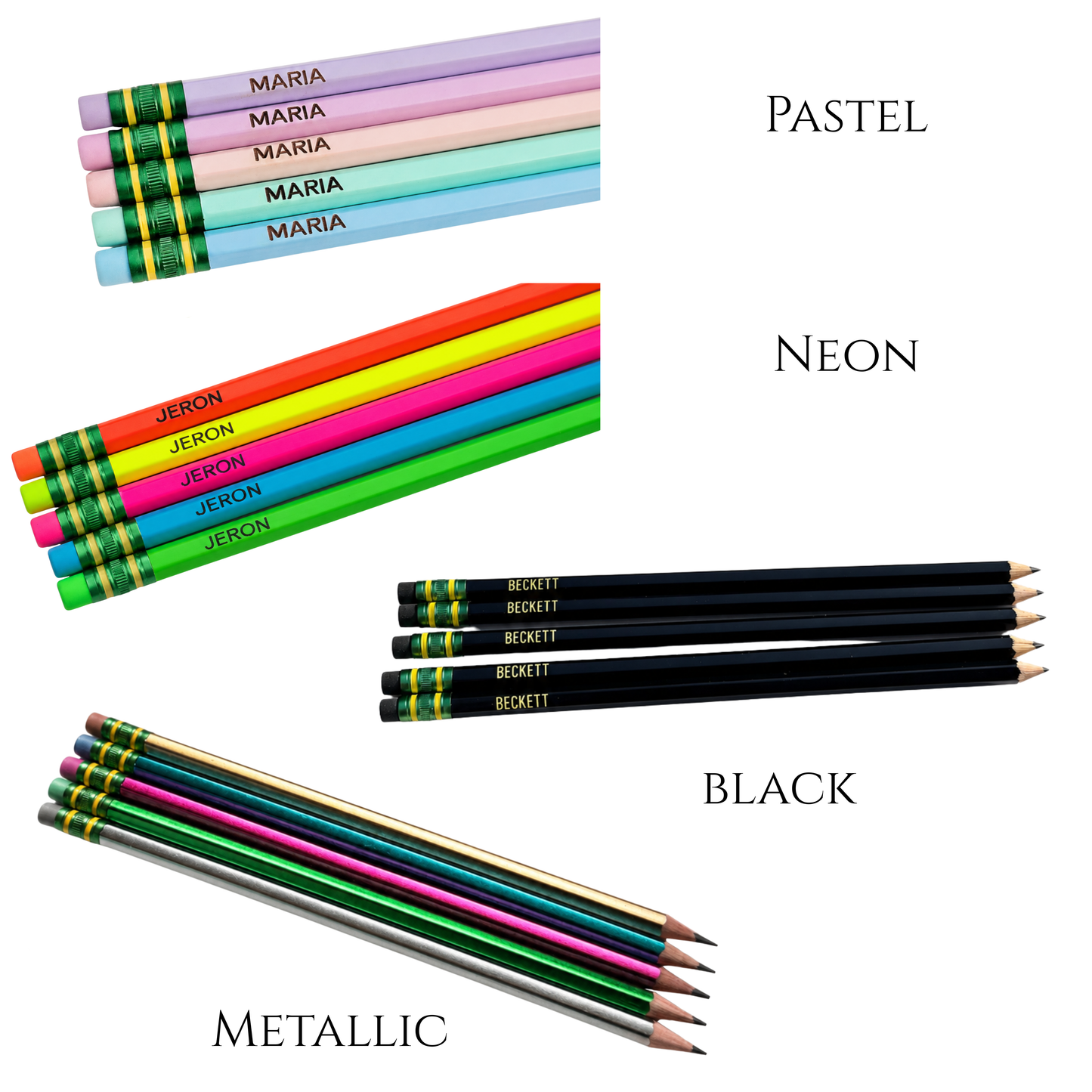 Personalized Ticonderoga Pencils for Back to School Supplies