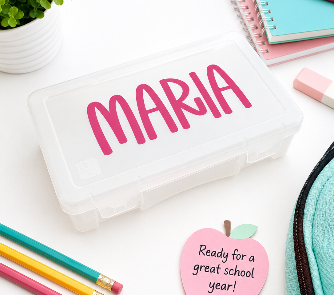 Personalized Pencil Case for Kids - School Supplies Art Box