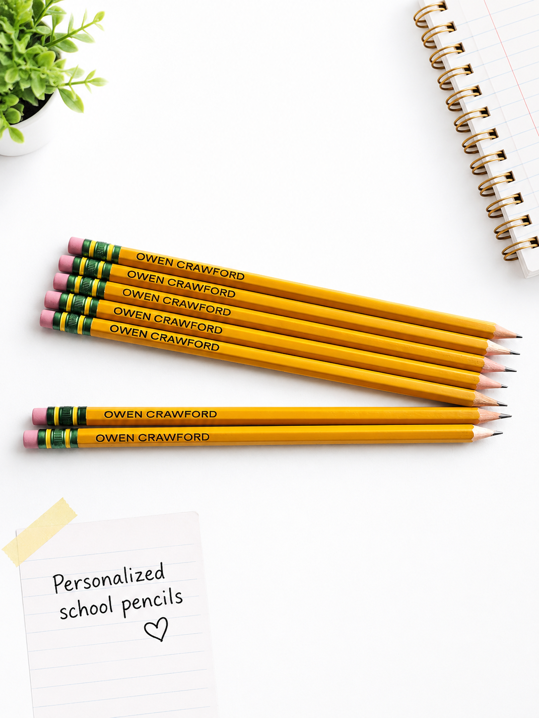 Personalized Ticonderoga Pencils for Back to School Supplies