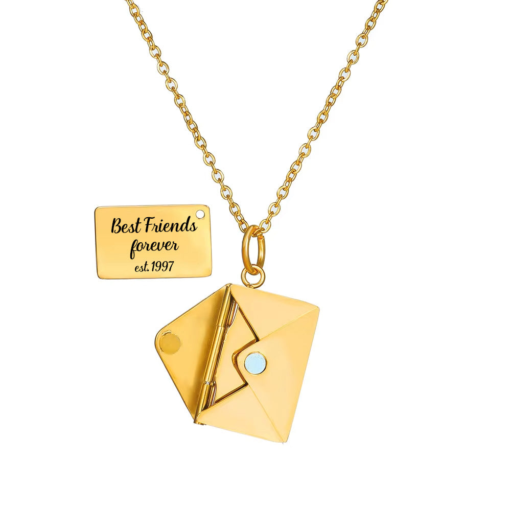 Personalized Secret Message Necklace
