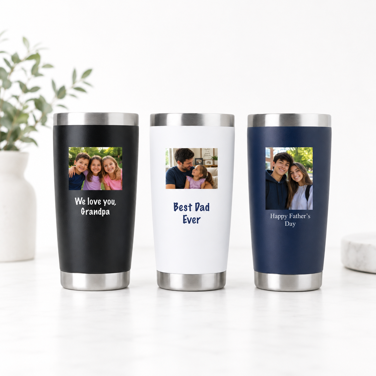 Personalized Photo Travel Mug