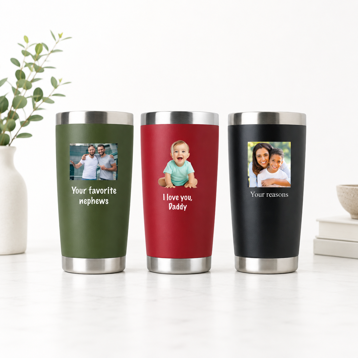 Personalized Photo Travel Mug