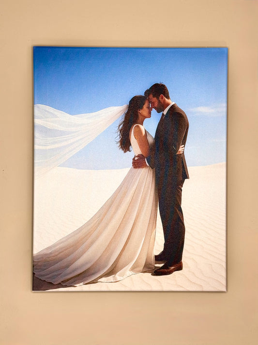 Custom photo canvas print personalized wall art