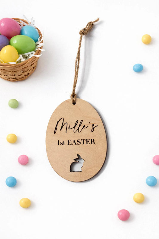 Easter Basket Tag - Personalized Easter Egg