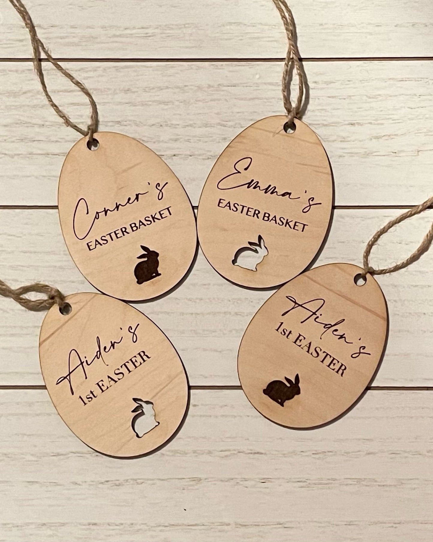 Personalized Easter Egg Basket Tag