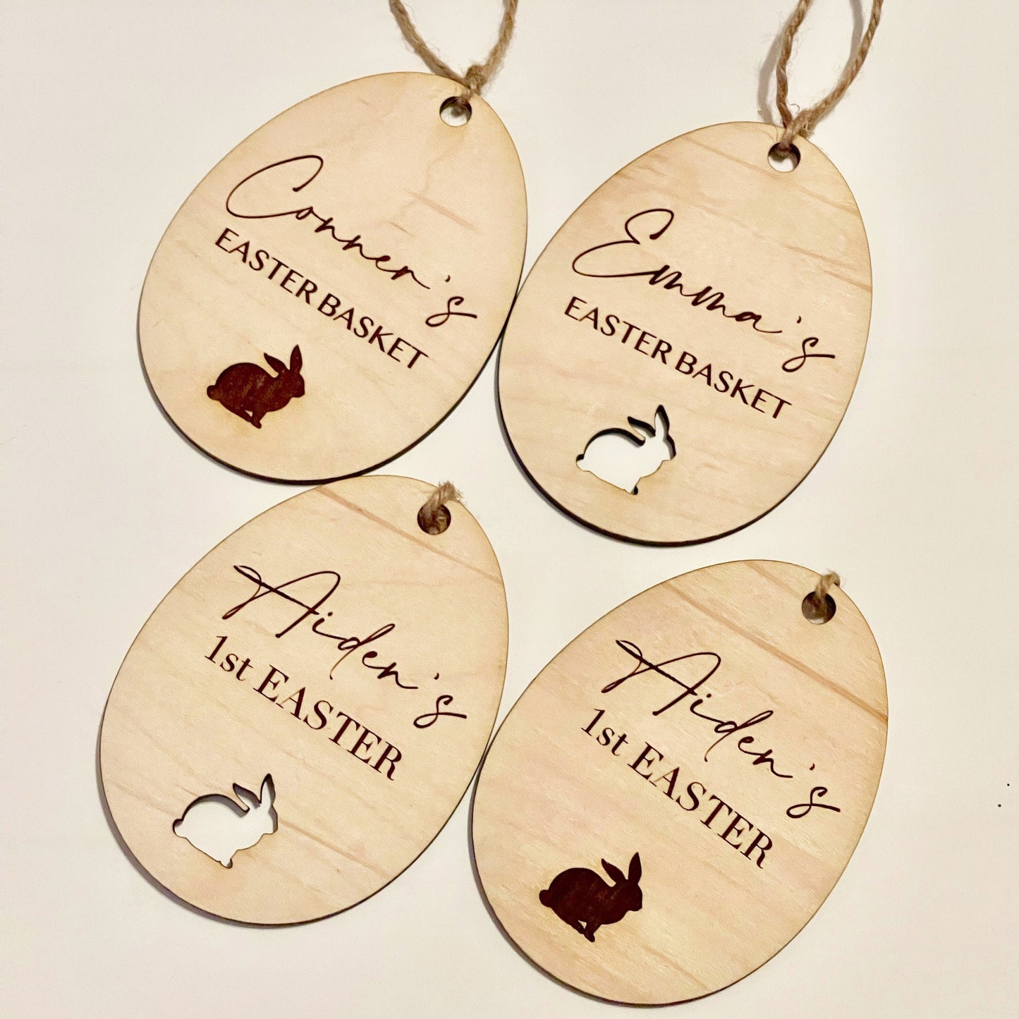 Personalized Easter Egg Basket Tag