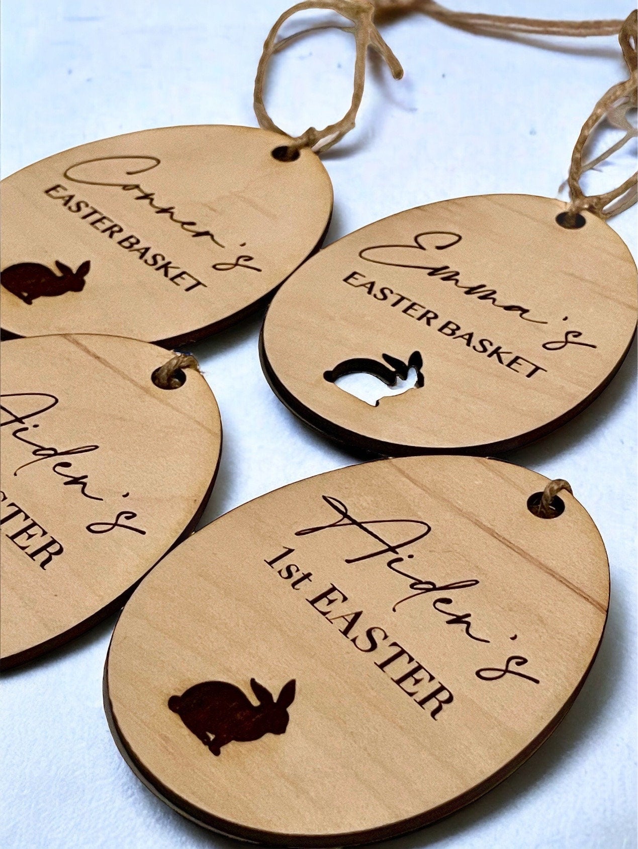 Personalized Easter Egg Basket Tag